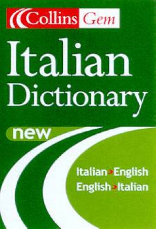 Collins Gem: Italian Dictionary - 5 ed by Various