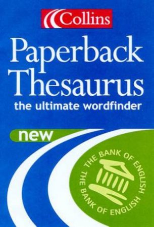 Collins Paperback English Thesaurus - 4 ed by Various