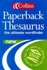 Collins Paperback English Thesaurus  4 ed