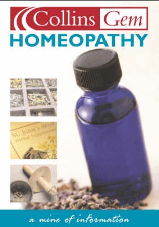 Collins Gem: Homeopathy by Various