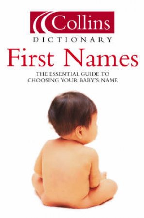 Collins Dictionary Of First Names by Various