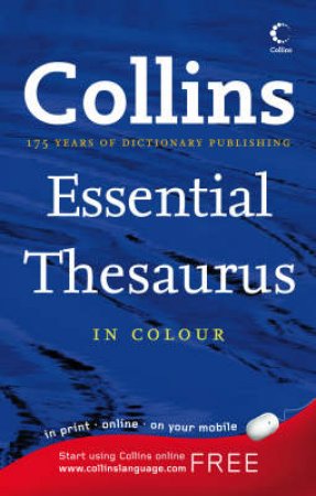 Collins Essential English Thesaurus A-Z by Unknown