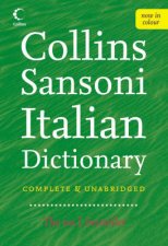 Collins Sansoni Italian Dictionary Complete  Unabridged