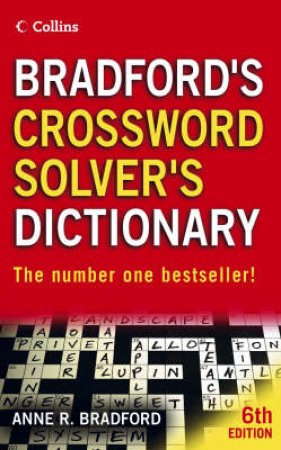 Collins: Bradfords Crossword Solver's Dictionary by Anne R Bradford