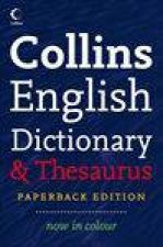Collins English Dictionary and Thesaurus Paperback Ed