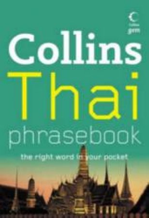 Collins Gem: Thai Phrasebook And CD Pack by Unknown