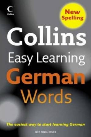 Collins Easy Learning German Words by Unknown