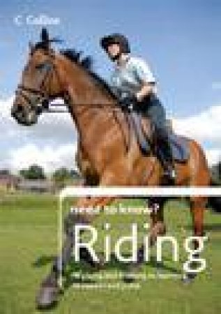 Collins Need To Know? Riding by British Horse Society 