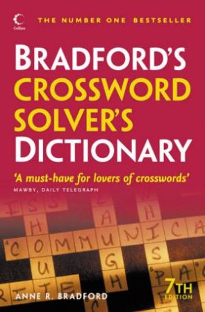 Collins Bradfords Crossword Solvers Dictionary by Anne R Bradford