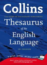 Collins Thesaurus AZ Complete And Unabridged