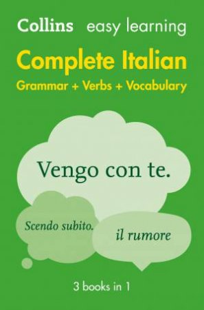 Collins Easy Learning Complete Italian by Various
