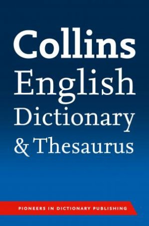 Collins Paperback Dictionary and Thesaurus by Various