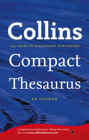 Collins Compact Thesaurus by Various