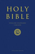 Holy Bible English Standard Version esv Anglicized Navy Blue Gift And Award Bible