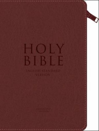 Holy Bible: English Standard Version (ESV) Anglicised Compact ChestnutGift Edition with Zip by Anglicised ESV Bibles Collins