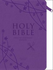 Holy Bible English Standard Version ESV Zipped Compact Purple