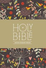 Holy Bible English Standard Version ESV Anglicised Compact EditionPrinted Cloth Hearts and Flowers Design