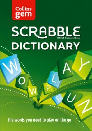 Collins Gem: Scrabble Dictionary 4th Ed by Collins Dictionaries