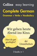 Collins Easy Learning Complete German Grammar Verbs And Vocabulary  2nd Ed