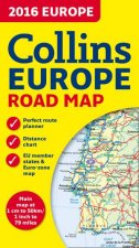 2016 Collins Map Of Europe New Edition