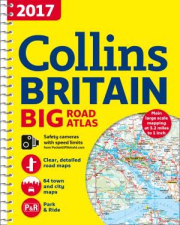 2017 Collins Big Road Atlas Britain [New Edition] by Collins Maps