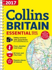 2017 Collins Essential Road Atlas Britain New Edition
