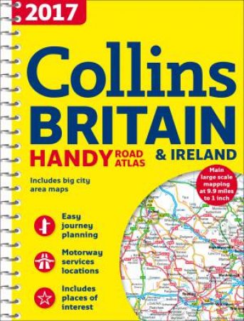 2017 Collins Handy Road Atlas Britain And Ireland [New Edition] by Various