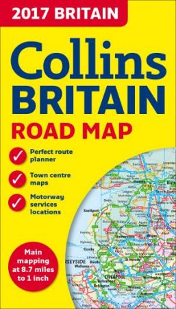 2017 Collins Map Of Britain [New Edition] by Various