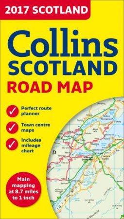 2017 Collins Map Of Scotland (New Edition) by Various