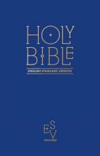 Holy Bible English Standard Version ESV Anglicised Pew Bible Blue