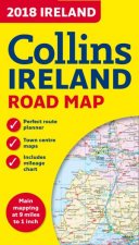 2018 Collins Map Of Ireland