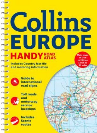 Collins Handy Road Atlas Europe [New Edition] by Collins Maps