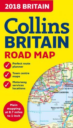 2018 Collins Map Of Britain by Collins Maps