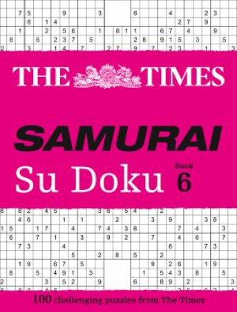 The Times Samurai Su Doku Book 6 by The Times Mind Games