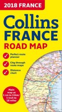 2018 Collins Map Of France New Edition