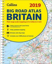 2019 Collins Big Road Atlas Britain New Edition