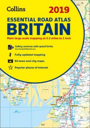 2019 Collins Essential Road Atlas Britain [New Edition] by Collins Maps