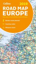 2019 Collins Map Of Europe New Edition