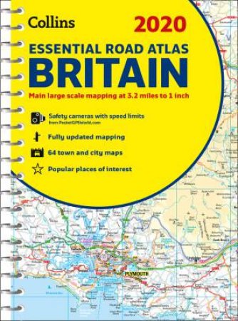 2020 Collins Essential Road Atlas Britain [New Edition] by Collins Maps