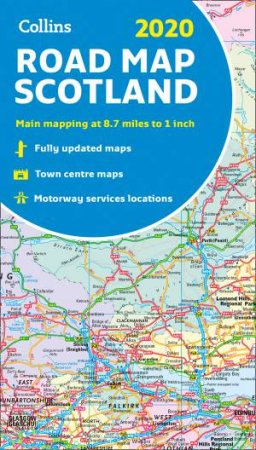 2020 Collins Map of Scotland [New Edition] by Collins Maps