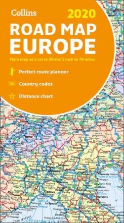 2020 Collins Map of Europe by Collins Maps