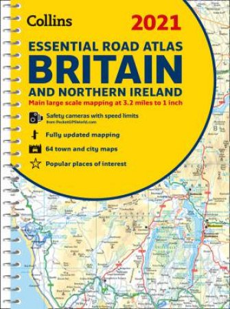 2021 Collins Essential Road Atlas Britain (New Edition) by Various