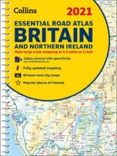 2021 Collins Essential Road Atlas Britain New Edition