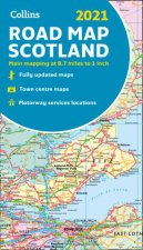 2021 Collins Map Of Scotland New Edition