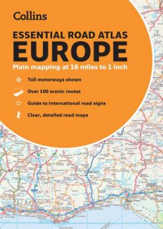 2022 Collins Essential Road Atlas Europe (New Edition) by Various