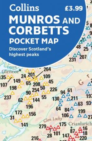 Munros And Corbetts Pocket Map: Discover Scotland's Highest Peaks by Collins Maps
