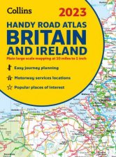 2023 Collins Handy Road Atlas Britain And Ireland A5 Spiral New Edition