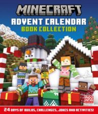 Minecraft Advent Calendar Book Collection 24 Days of Builds Challenges Jokes and Activities