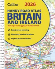 Collins Road Atlas  2026 Collins Handy Road Atlas Britain And Ireland A5 Spiral