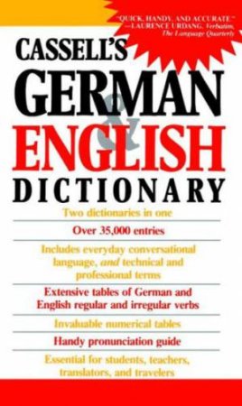 Cassell's German And English Dictionary by Various 